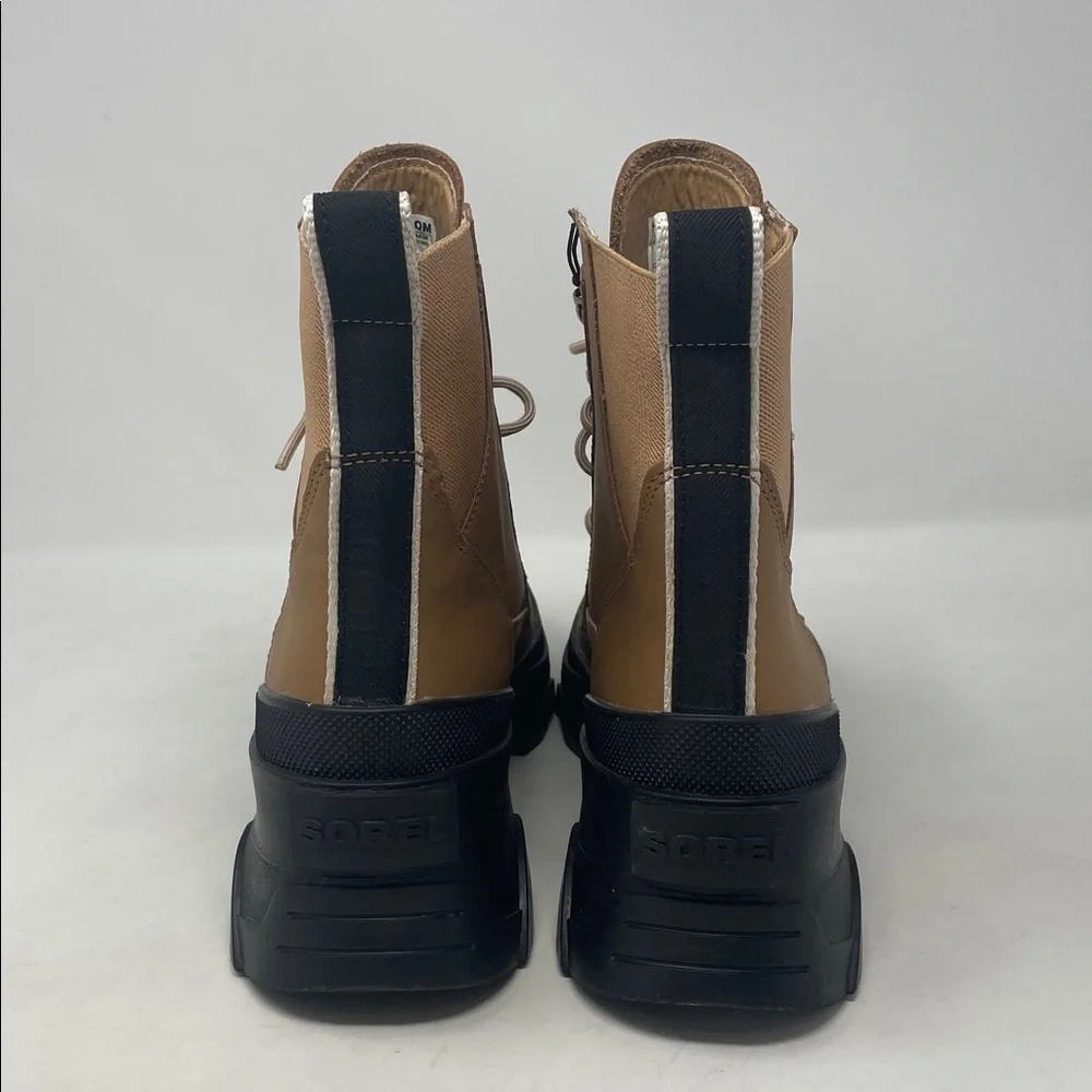 Sorel Brex Lace Up Leather Waterproof Brown Booties Women’s Size 8 - Picture 7 of 11